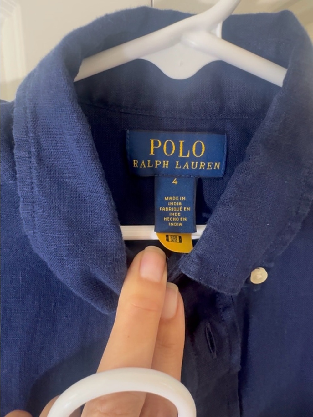 2 Linen Ralph Lauren button down shirts - Picture 4 of 4